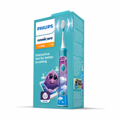 Philips Sonicare For Kids Spazzolino Elettrico Sonico Azzurro HX6322/04 - Vista aggiuntiva 4