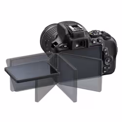 Nikon D5600 Kit fotocamere SLR 24,2 MP CMOS 6000 x 4000 Pixel Nero - Vista aggiuntiva 8