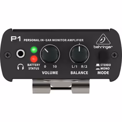 Behringer Powerplay P1, 3.5mm, 6F22, 12 h, dC, 9 V