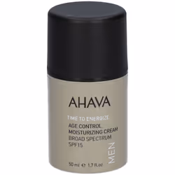 Ahava Men Age Control Crema Idratante con SPF15 idrata, protegge dai raggi UVA/UVB e aiuta a contrastare i segni dell'invecch ...
