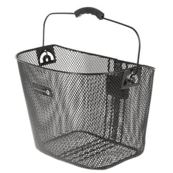 M-Wave BA-F Frontale Cestino per biciclette Acciaio Nero