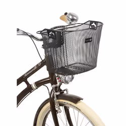 M-Wave BA-F Frontale Cestino per biciclette Acciaio Nero