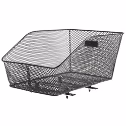 M-Wave BA-RM, Posteriore, Cestino per biciclette, Acciaio, Nero, 295 mm, 455 mm
