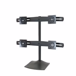 Ergotron DS Series DS100 Quad Monitor Desk Stand 61 cm (24") Scrivania Nero - Vista aggiuntiva 4