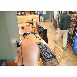 Ergotron LX Series LX Wall Mount LCD Arm 34" Parete Alluminio - Vista aggiuntiva 8