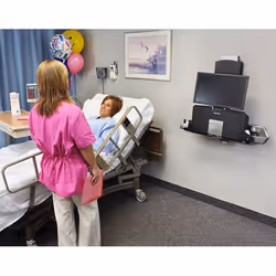 Ergotron StyleView Sit-Stand Combo Arm with Worksurface 24" Parete - Vista aggiuntiva 7