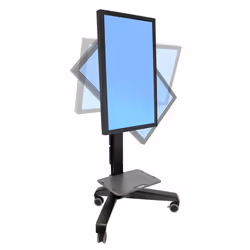 Ergotron Neo-Flex Mobile MediaCenter LD Nero Pannello piatto Carrello multimediale - Vista aggiuntiva 6