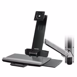 Ergotron StyleView Sit-Stand Combo System, 13,2 kg, 61 cm (24"), 75 x 75 mm, 100 x 100 mm, Alluminio