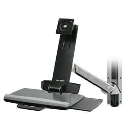 Ergotron StyleView Sit-Stand Combo System 24" Parete Alluminio
