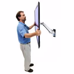 Ergotron Interactive Arm, HD 55" Parete Alluminio - Vista aggiuntiva 7