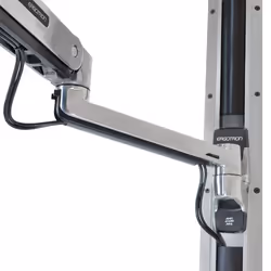 Ergotron LX Sit-Stand Wall Mount LCD Arm 42" Parete Acciaio inox - Vista aggiuntiva 6