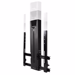Ergotron Glide Wall Mount, HD, 18 kg, 76,2 cm (30"), 152,4 cm (60"), 400 x 400 mm, Regolazione altezza, Nero