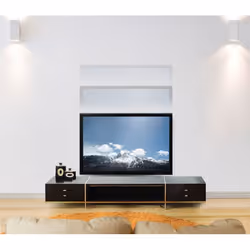 Ergotron Glide Wall Mount, HD 152,4 cm (60") Parete Nero - Vista aggiuntiva 5