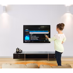 Ergotron Glide Wall Mount, HD 152,4 cm (60") Parete Nero - Vista aggiuntiva 6