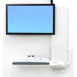 Ergotron 61-081-062 Supporti a parete per TV 61 cm (24") Bianco