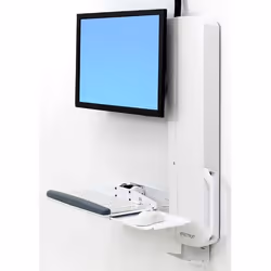 Ergotron 61-081-062 Supporti a parete per TV 61 cm (24") Bianco