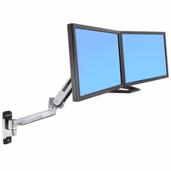 Ergotron LX HD Sit-Stand 46" Parete Argento - Vista aggiuntiva 4