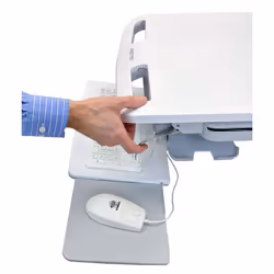 Ergotron StyleView Alluminio, Grigio, Bianco Pannello piatto Carrello multimediale