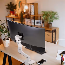 Ergotron HX Series 45-475-216 Supporti a parete per TV 49" Scrivania Bianco - Vista aggiuntiva 5
