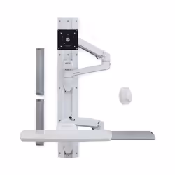 Ergotron LX Wall Mount System 32" Parete Bianco - Vista aggiuntiva 5