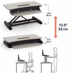 Ergotron WorkFit-Z Mini - Vista aggiuntiva 6