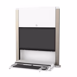 Ergotron CareFit, Involucro, 609,6 - 685,8 mm (24 - 27"), 33,5 kg, Bianco