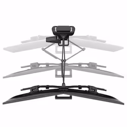 Ergotron TRACE 45-631-224 Supporti a parete per TV 27" Scrivania Nero - Vista aggiuntiva 4