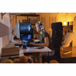 Ergotron HX Series 45-647-224 Supporti a parete per TV 49" Scrivania Nero - Vista aggiuntiva 4