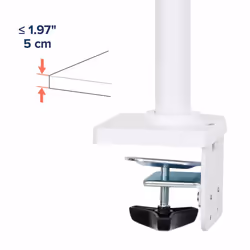 Ergotron NX Series NX MONITOR ARM WHITE 34" Scrivania Nero, Bianco - Vista aggiuntiva 6