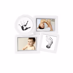 Pearhead PHP63021, Cornice per foto multipla, Bianco, 7,6 x 10 cm, Rettangolare, 276,2 mm, 265,1 mm