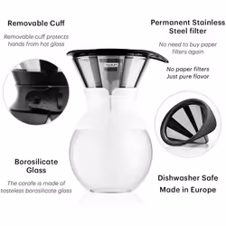 Bodum - caffettiera a filtro 1l 8 tazze - 11571-109