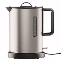 Bodum 5500-57CH-2, 1,5 L, Cromo, Acciaio inox, Plastica, Indicatore del livello dell'acqua, Arresto di sicurezza contro il su ...