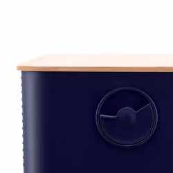 Bodum 11555-540S contenitore per pane Rettangolare Naturale, Blu marino