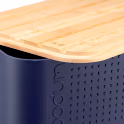 Bodum 11555-540S contenitore per pane Rettangolare Naturale, Blu marino