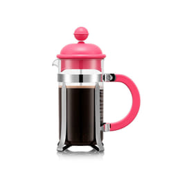 Bodum 1913-539BTR caffettiera manuale Сaffettiera a stantuffo 0,35 L Rosa, Trasparente