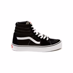 Sneakers alte Vans SK8 HI BLACK Argento - 38 - Vista aggiuntiva 2