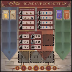 USAopoly Harry Potter: House Cup Competition Gioco da tavolo Strategia - Vista aggiuntiva 5