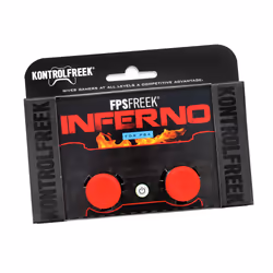 KontrolFreek FPS Freek Inferno, PlayStation 4, Impugnature per joystick analogico, Rosso, 1 pz, 125,4 mm, 19,1 mm
