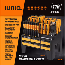IUNIQ TW074 set di strumenti meccanici 116 strumenti - Vista aggiuntiva 6