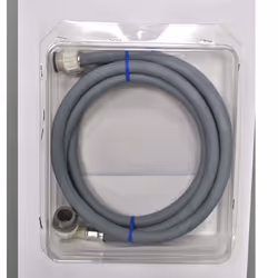 Ambrosia KIT: TUBO CARICO LAVATR. CURVO CM.300 + 1 NIPPLES P/RACCORDARE DA 3/4" M.M IN PLASTICA - Vista aggiuntiva 2
