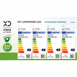 XD Enjoy XD8LBKIT lampada LED Bianco caldo 2700 K F - Vista aggiuntiva 4