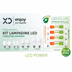XD Enjoy XD8LBKIT lampada LED Bianco caldo 2700 K F - Vista aggiuntiva 5