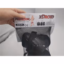 XD Enjoy XDRZ822BLK set di protezione sportiva Ciclismo, Pattinaggio in linea, Pattinaggio su rotelle, Skateboard - Vista aggiuntiva 4