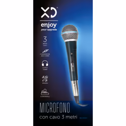 XD Enjoy XDUM580 microfono Nero Microfono per palco/spettacolo - Vista aggiuntiva 3