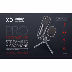 XD Enjoy XDUM858 microfono Nero Microfono da tavolo - Vista aggiuntiva 5