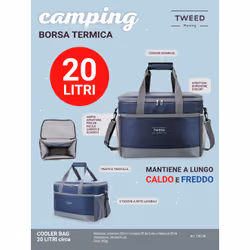 TWEED TW130 borsa e cestino da picnic Blu, Grigio 2 - Vista aggiuntiva 3
