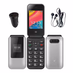 XD Enjoy XDEZF08SI cellulare 7,11 cm (2.8") Nero, Argento Telefono per anziani - Vista aggiuntiva 2