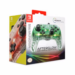 PDP Afterglow Deluxe+ Trasparente USB Gamepad Analogico/Digitale Nintendo Switch, Nintendo Switch OLED - Vista aggiuntiva 5
