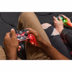 PDP Afterglow Deluxe+ Trasparente USB Gamepad Analogico/Digitale Nintendo Switch, Nintendo Switch OLED - Vista aggiuntiva 7
