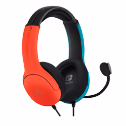 PDP LVL40 Auricolare Cablato A Padiglione Gaming Nero, Blu, Rosso - Vista aggiuntiva 6
